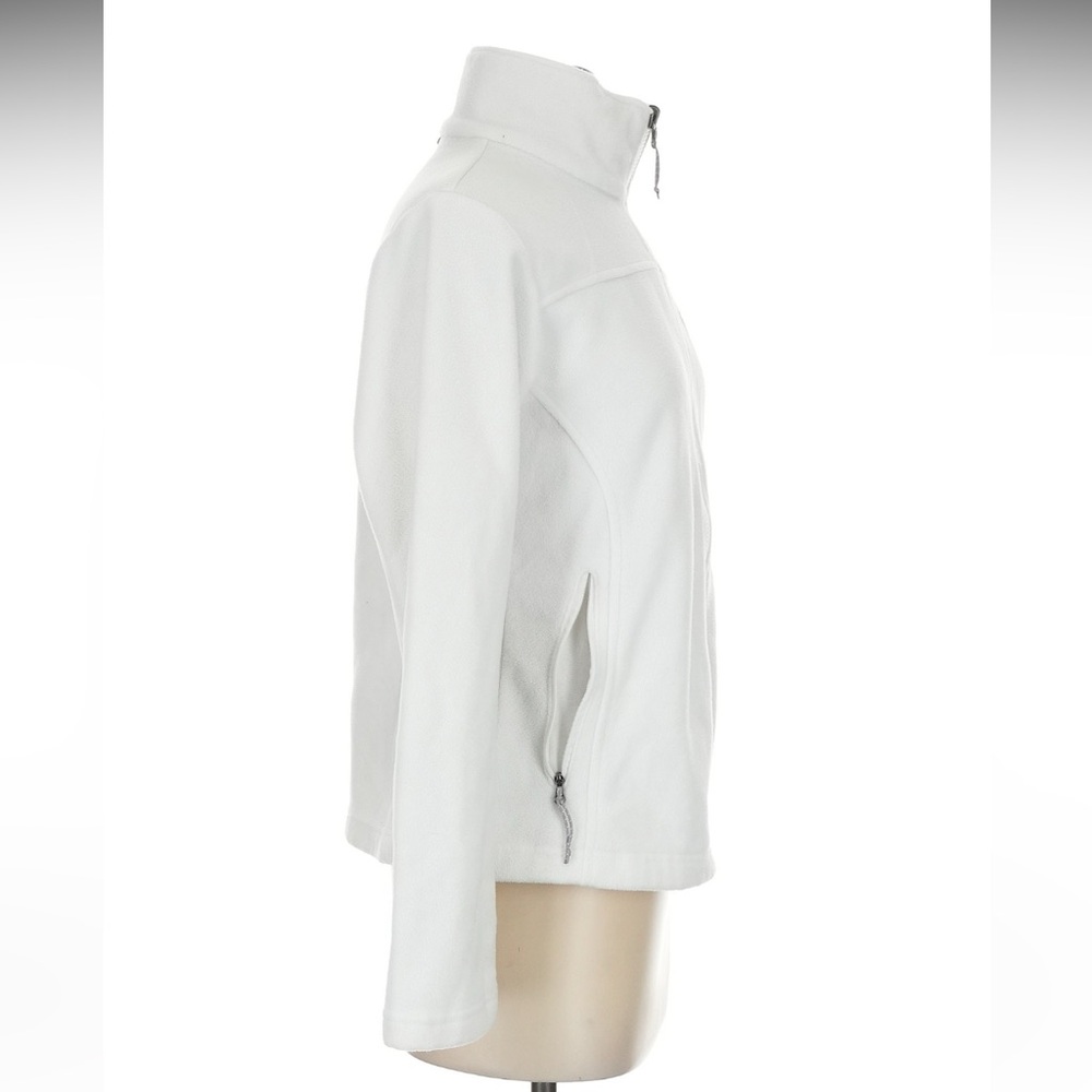 Columbia Benton Springs Full Zip Fleece in Winter White - Picture 3 of 4